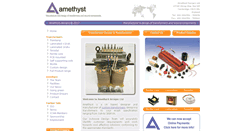 Desktop Screenshot of amethyst-designs.co.uk